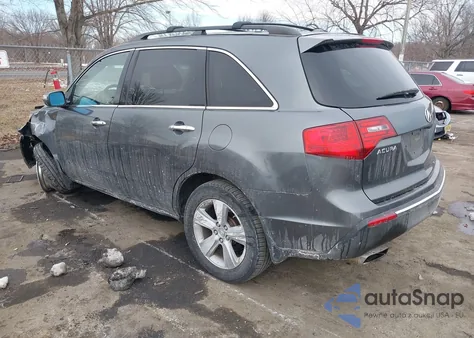 2011 Acura Mdx из США, поврежденный, VIN 2HNYD2H22BH507399